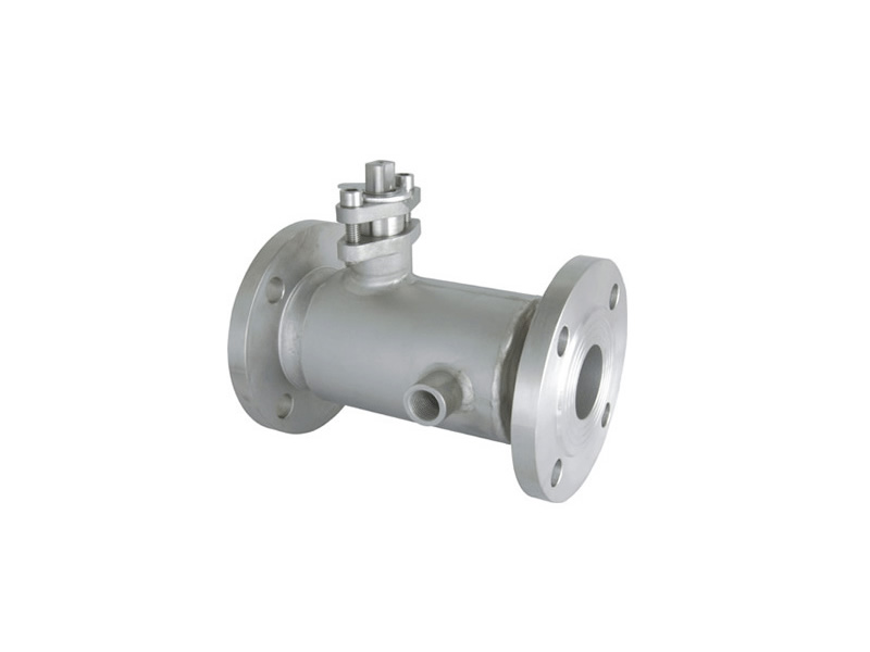 Integrated reduced bore ball valve