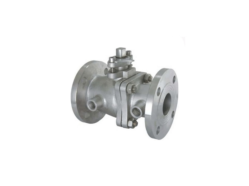 Jacket double section ball valve