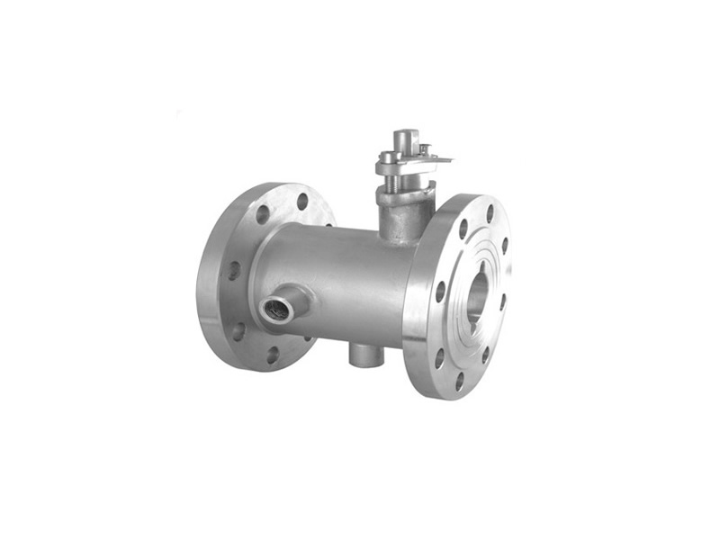 Integrated variable diameter insulated ball valve
